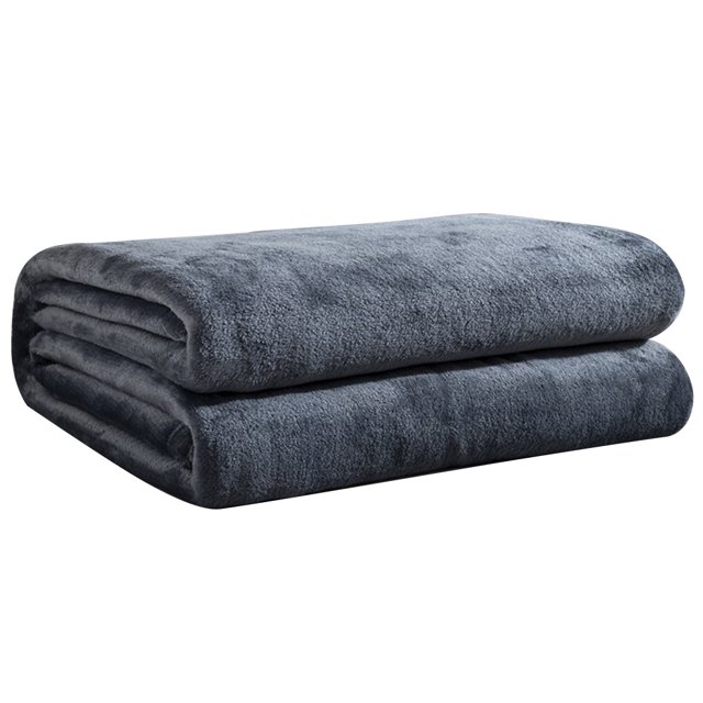 Manta de franela para aire acondicionado multifunción para interior y exterior (gris claro)