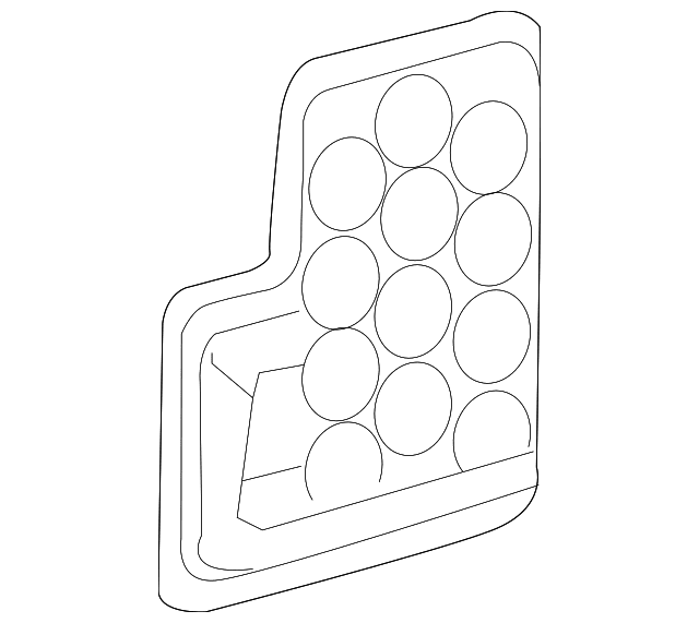 Genuine Mercedes-Benz Access Cover 205-687-01-00-9051