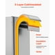 thumbnail image 4 of VEVOR Máquina para fabricar hielo empotrada debajo del mostrador, 50 libras por día, puerta reversible, uso en exteriores, 4 of 9