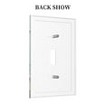 thumbnail image 2 of Daiia Vintage Brass Balance Scale Pattern Decorator Wall Plate Child Safe Outlet Cover, Switch and Outlet Covers,Size 1-Gang 5.0" x3.0" , Polycarbonate Thermoplastic-Style T, 2 of 6