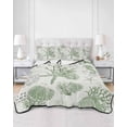 thumbnail image 3 of Sage Green Coastal Full Size Down Alternative Comforter, Lightweight Comforter Quilt Bedding Set with Pillow Shams Coral Starfish Nautical Compass All Seasons Bed Comforter Duvet Insert 78"x90", 3 of 7