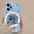 thumbnail image 3 of Cartoon Disney Stitch 3D Wave Case For Xiaomi Redmi 12 12C 12R 11A 13C 10 10C 10X 9 Power 9A 9C 9T 8 K70E K70 K60 K50 Pro Cover, 3 of 5