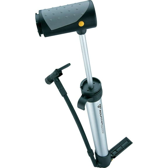 Topeak Mountain Morph Frame Pump: Silver/Black