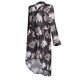 thumbnail image 5 of con Manga Atractiva Elegante para Mujeres Formal Tops SG Colco Las mujeres imprimen el cuello de V más la camisa, 5 of 8