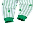 thumbnail image 3 of Ensemble de Pyjamas de Noël pour Bébés Garçons Filles Imprimé Santa Claus Hauts Pantalons Rayés 2 Pcs, 3 of 6