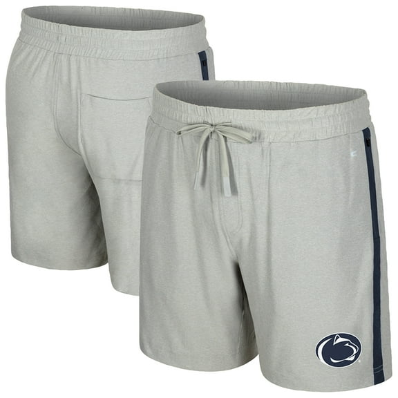 Men's Colosseum Gray Penn State Nittany Lions Mac Shorts