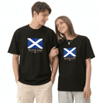 thumbnail image 2 of Scotland Flag Retro Graphic Tee for Men and Women, Witty Road Trip Cotton Short Sleeves T-Shirt, 2 of 6