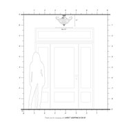 Livex Lighting Coronado Ceiling Mount in Antique Brass