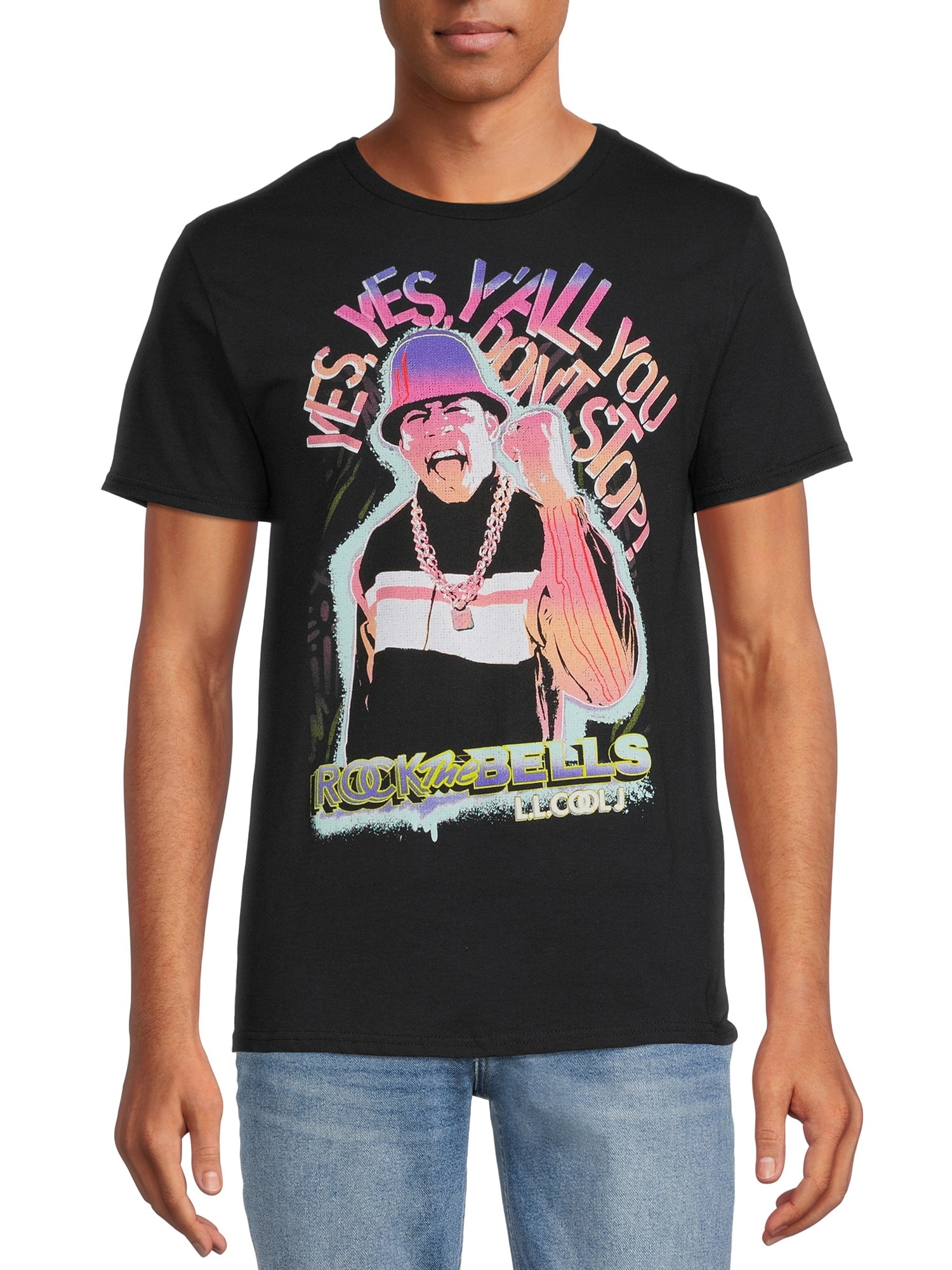 LL Cool J Men's Rock the Bells Graphic Print Tee
