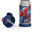 thumbnail image 2 of Bouteille isolée à pression de 12 Oz avec paille Funtainer de Thermos, Spiderman, 2 of 6