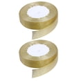 thumbnail image 3 of Stri 2 Rolls Decorative Gold Ribbon Shiny Gift Packing Ribbon Decorative Strap, 3 of 7