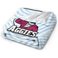 thumbnail image 2 of New Mexico State University-Grants Logo Fleece Blanket, Very Soft Microfiber Flannel Blanket for Couch Warm and Cozy for All Seasons, 2 of 6
