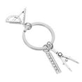 thumbnail image 3 of KAKOWELY Porte-Clés Ingénieur Mécanique Cadeau Pendentif Boussoles Originales Outil Porte-Clés, 2.24x"X1.1"X0.08 Pouces, 3 of 5