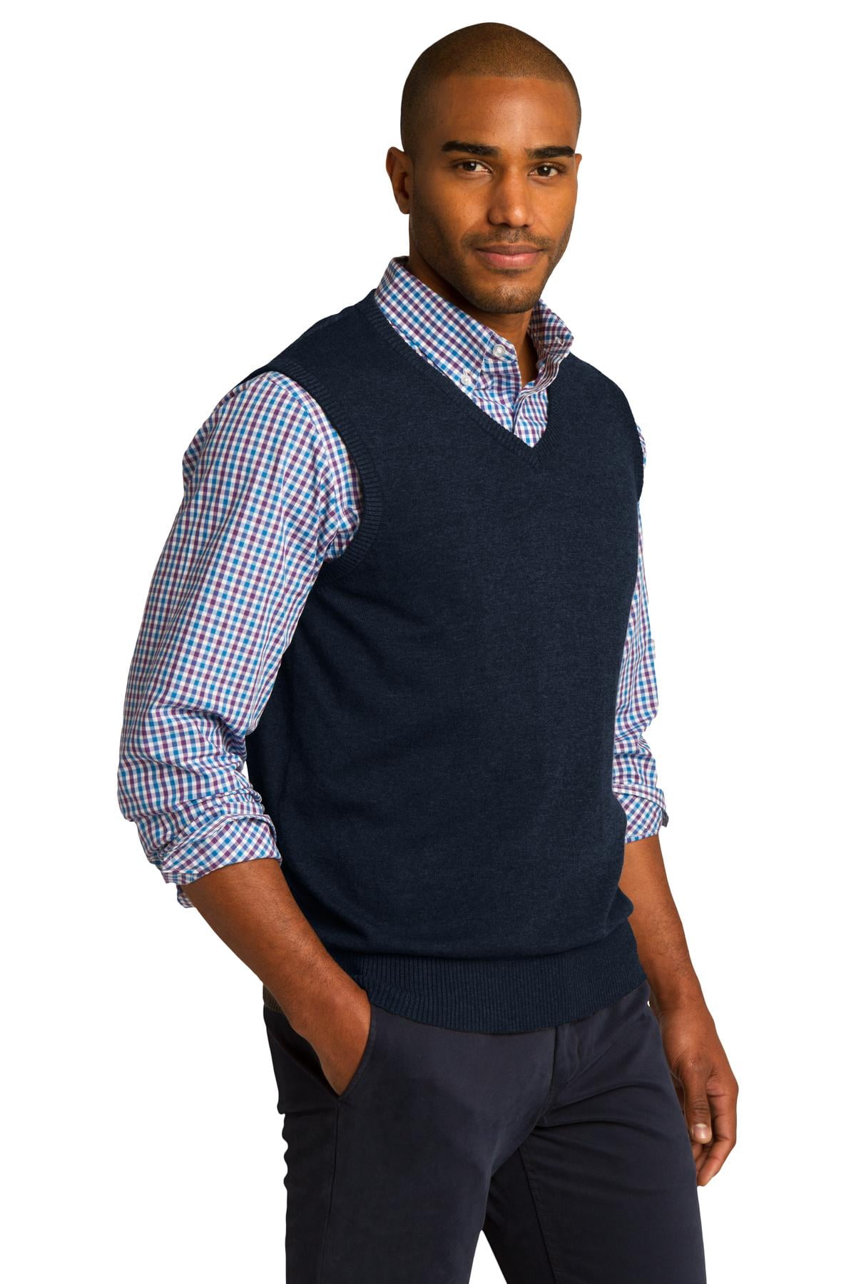 Port Authority Sweater Vest-XS (Navy 