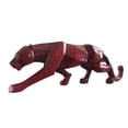 thumbnail image 1 of Leopardo, Figurita De Animal, Estilo Geométrico, Artesanía De Resina, Animal, Hogar, Sala De Estar, Decoraciones, Adornos De Escultura De Leopardo Eigraketly HA044459-08, 1 of 6