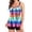 Multicolor, variant on Pntutb Two Piece Tankini Swimsuits for Women Bathing Suit Summer Tie Dye Print U Neck Bikini Two Piece Bathing Suits with Shorts Athletic Swimwear