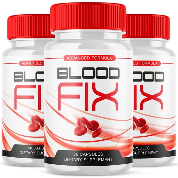 Blood Fix Blood Balance Support Pills Advanced Formula Vitamin Supplement 180 Capsules