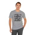 thumbnail image 3 of Funny Coffee Shirt, I thought I liked Coffee Turns out I like Creamer Shirt, Sarcastic Shirt, Coffee Shirt, (Colors:Athletic Heather; Sizes:S;), 3 of 4
