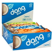 Dang Bar, 6 Flavor Variety Pack, Keto, Low Sugar, Plant Based, Gluten Free, 1.4 Oz, 12 Ct