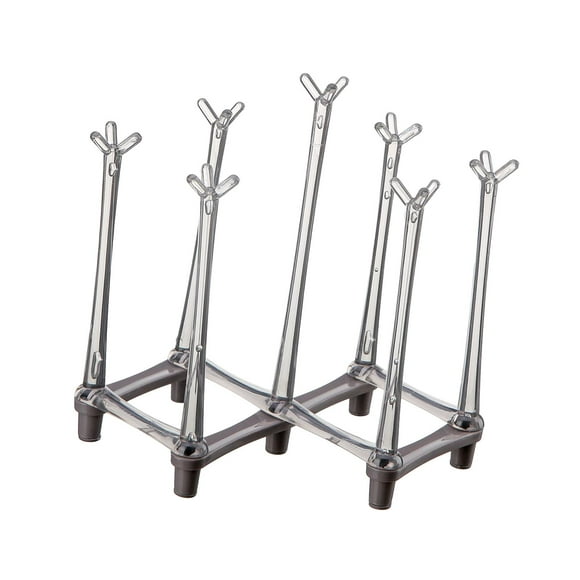 Estante para secador de botellas de agua Macarena Soporte multiusos Gris