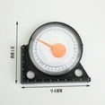 thumbnail image 4 of Compact Robust Plastic Angle Gauge with Pointer & Clear Scale - Multi-functional Slope and Horizontal Angle Measuring Tool for Home & Office Use, Made in Mainland China (Model DC39), 4 of 5
