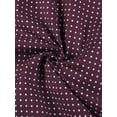 thumbnail image 5 of INSPIRE CHIC Men's Shirts Long Sleeves Button Down Polka Dots Cotton Dress Shirts Burgundy White Black M, 5 of 5
