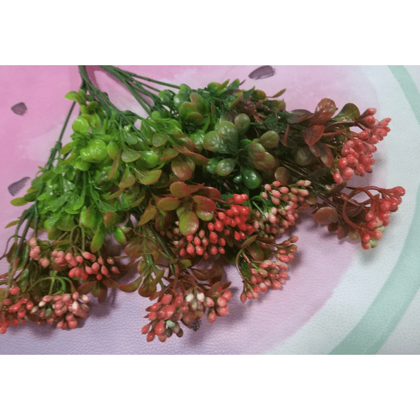 Artificial Berry Flowers Bouquet Fake Millan Fruit Plants Wedding Home