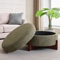 thumbnail image 3 of A Round Footstool With Storage,Green, 3 of 11