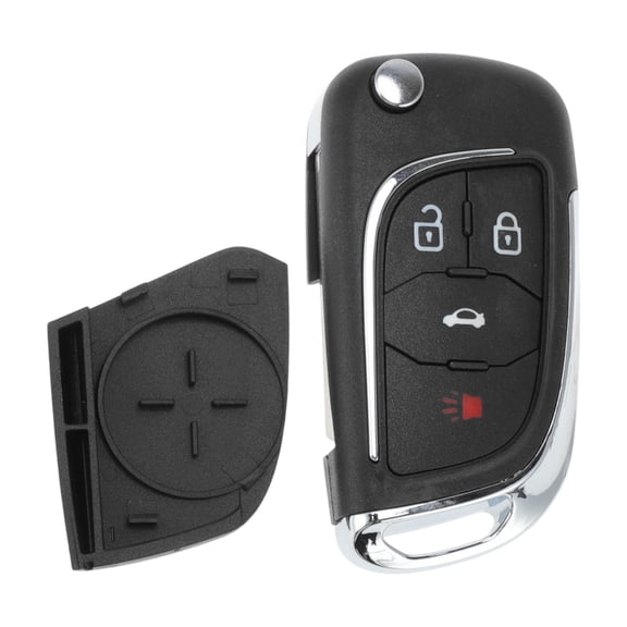 Unique Bargains 4 Buttons Key Shell Case Keyless Entry Remote Key Fob Replacement Case for Chevrolet Camaro Equinox 2010-2019 for GMC Terrain 2010-2021 for Buick Regal 2011-2017 OHT01060512