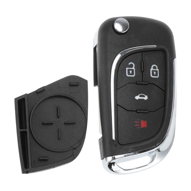 Carcasa de llave de 4 botones Unique Bargains, reemplazo de llavero de entrada sin llave para Chevrolet Camaro Equinox 2010-2019, para GMC Terrain 2010-2021, para Buick Regal 2011-2017 OHT01060512
