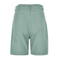 thumbnail image 6 of WAYUTE Women Shorts Fashionable Capris Spring and Summer Button Up High Waisted Wide Leg Shorts, 6 of 8