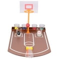 thumbnail image 1 of Shisuyan Jeu de Basketball de Table en Bambou 1 Ensemble 11.8x9.4in, 1 of 8