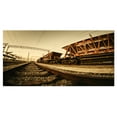 thumbnail image 2 of Railway Tracks in Ukraine - Landscape Photo Canvas Art Print, 2 of 3