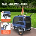 thumbnail image 6 of KFFKFF Canine Bicycle Trailer, Accommodates up to 100 lbs, Dual-Function Pet Pushchair and Bike Carrier, Convenient Collapsible Cart Structure with Detachable Wheels, Standard Bike Attachment, 6 of 9