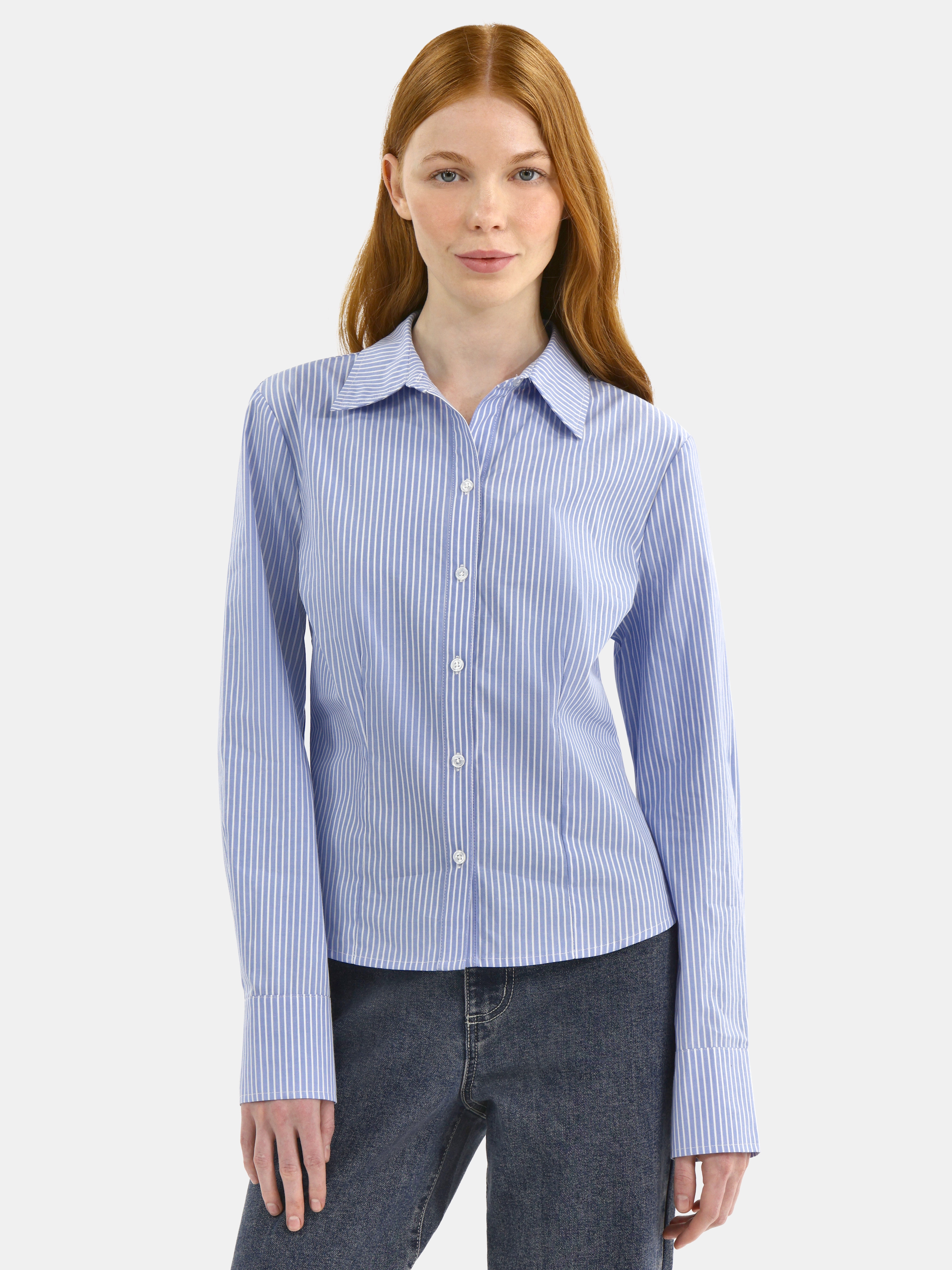 No Boundaries Button Front Woven Top, Women's