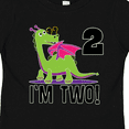 thumbnail image 4 of Inktastic 2nd Birthday Girl Dragon Girls Toddler T-Shirt, 4 of 5