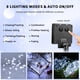 thumbnail image 5 of Guirnalda de luces solares JMEXSUSS, paquete de 4, 100 LED, 10 m, resistente al agua, 5 of 8