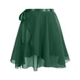 thumbnail image 5 of Hrsba Women Solid Color Wrap Waist Skirt Midi Skirt for Women Classic Style Women's Skirts Soft Lightweight Fabric, 5 of 5