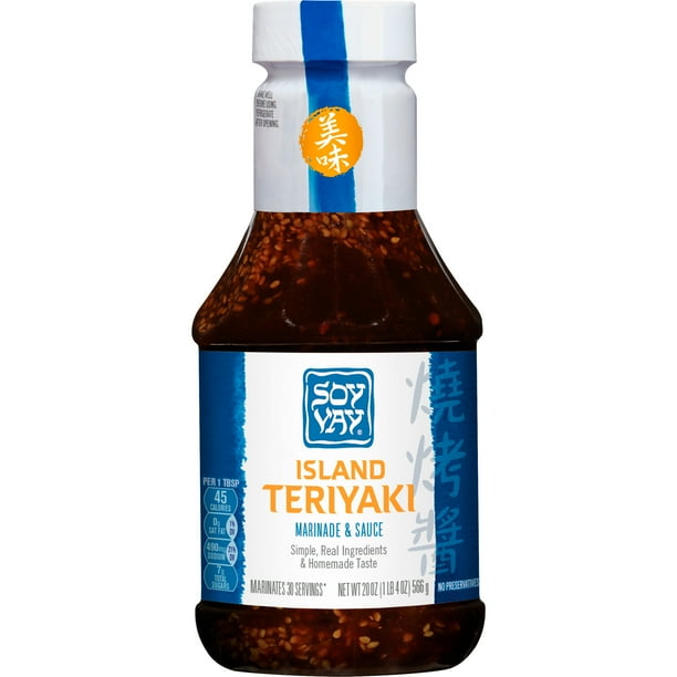 Soy Vay Island Teriyaki Marinade and Sauce, 20 fl oz
