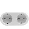 thumbnail image 1 of Wifi Smart Dual Socket Switch Plug Dual Socket EU Adapter Tuya Smart Life Remote Control Surveillance Alexas Sockets, 1 of 5