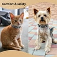 thumbnail image 3 of Mumup Black Spiked Dog Collar for Small Dogs,Mushrooms Rivet Spike Cat Collar Female Girls Soft Pu Leather Studded Spiked Puppy Collars Adjustable for XS S M Pet Collars Male Boys Kitten, 3 of 6