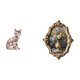 thumbnail image 1 of Figura de escritorio,Estatua de gato en estante,escritorio,oficina,decoración del hogar,Marco de fotos,Marco de fotos para decoración del hogar. Exhibidor de fotos.,Marco de fotos de, 1 of 8