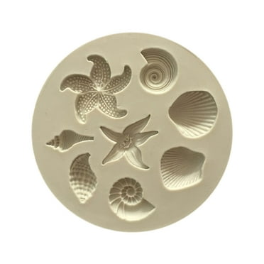 ROBOT-GXG DIYOO Baking Mold - DIYOO Candy Mold - 3D Cute Seashell Shaped Mini Candy DIYOO Mold Cake Fondant Mold DIYOO Bakeware Mold for Cake Cookie Chocolate Jelly Dessert Mold