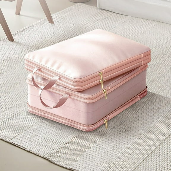 Portable Waterproof Compression Packing Cubes for Travel Luggage Organization and Storage