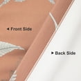 thumbnail image 2 of Modern Painting Style Curtain Valance, Leaves Print Velvet Drape Valance for Bedroom, Rod Pocket Small Window Treatment for Nursery 1 Panel, 52 x 18 Inches, 2 of 6