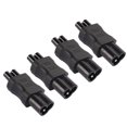 thumbnail image 3 of Conector IE IE, 4 piezas IEC320 C6 a IE Convertidor IE Adaptador de corriente IE Materiales de la mejor calidad, 3 of 9