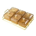 thumbnail image 3 of Baoblaze Divided Serving Dishes Decorative Appetizer Tray for Home Gatherings Parties 6 Compartments, 3 of 8
