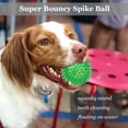 thumbnail image 3 of Pelota de juguete para perros LECHONG Squeaky Spiky para limpieza de dientes, paquete de 6, 3 of 8