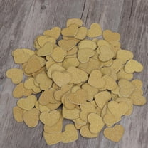ULTNICE 200Pcs Golden Heart Table Confetti for Wedding and Birthday