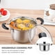 thumbnail image 2 of BRIGHTFUFU Pote de sopa de acero inoxidable 1pc Pote multifuncional práctico Pote caliente con tapa de vidrio, 2 of 8